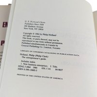 1984 The Entrepreneur's Guide Hardcover: Philip Holland Business Book