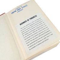 1962 Highways of Progress Hardcover: James J. Hill History