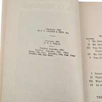 1916 Mr. Britling Sees It Through Hardcover, H.G. Wells