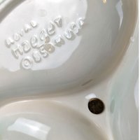 Vintage Royal Haeger 3 Part Leaf Serving Tray