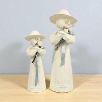 Vintage Mother and Daughter Figurines