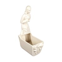 Vintage Haeger Pottery Woman and Cradle Planter
