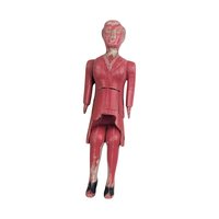 1940s Renwal Plastic Dollhouse Figures: Mother No 43 and Father No 44