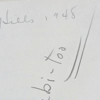 1948 Wooden High School Autograph Book