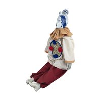 Vintage Porcelain Chinese Opera Doll with Peacock Hat