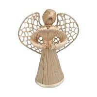 Vintage Trio of Corn Husk Angel Figurines