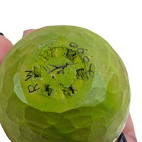 Vintage Hand Carved Mr. and Mrs. Frog Figurines