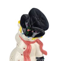 Vintage Handpainted Ceramic Snowman