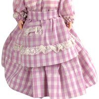 Vintage Handmade Soap Bottle Granny Doll