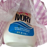 Vintage Handmade Soap Bottle Granny Doll