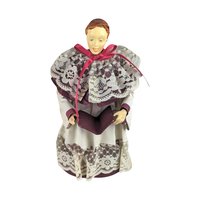 Vintage Paper Mache Christmas Carolers