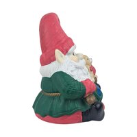 Vintage Ceramic Santa Elf Music Box