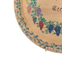 1956 Hand Painted Scandinavian Folk Art Plate