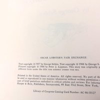 1966 Oscar Lobster's Fair Exchange, George Selden