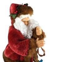 Vintage Gemmy Animated Musical Santa