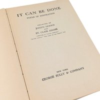 1921 It Can Be Done Hardcover