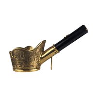 Vintage Chinese Brass Silk Iron