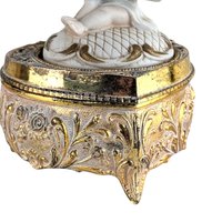 Vintage Cherub Trinket Box