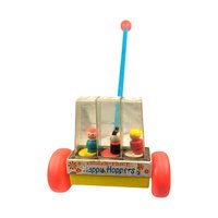 1969 Fisher-Price Happy Hoppers Push Toy