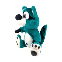 Vintage Nanco Bandit Green Raccoon Plush