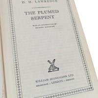 1950 D.H. Lawrence The Plumed Serpent Hardcover Book