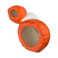 Vintage Hand-Painted Ceramic Ghosts and Jack-O'-Lantern Figurine