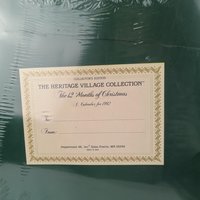 1992 Dept 56 Heritage Village Collection Calendar