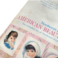 Vintage 1960s Northern Tissue "American Beauty" Portraits, Set of 4