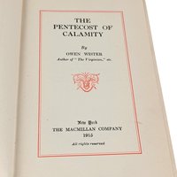 1915 The Pentecost of Calamity by Owen Wister