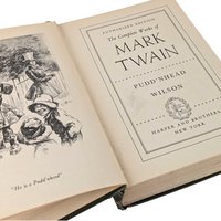 1922 Harper & Brothers Pudd'nhead Wilson Hardcover, Mark Twain