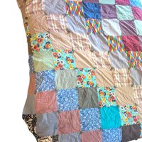 Vintage Handmade Patchwork Quilt