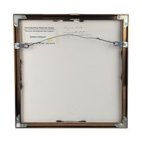 1997 Barbara DeVault Mixed Media Art: 'Lingard Disk' Framed Original