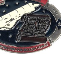 Vintage 1986 Space Shuttle Challenger Belt Buckle