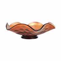 Vintage Fenton Coin Dot Carnival Glass Bowl