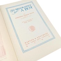 1910 The Biography of a Boy Hardcover, Josephine Daskam Bacon