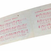 1960s Taiyo Melody Xylophone with Music Sheet