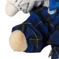 Vintage Clown Doll with Plaid and Polka Dots