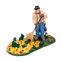 1998 Dept. 56 Preparing for Halloween 2 Piece Figurine Set