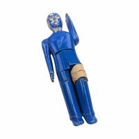 1940s Renwal Plastic Dollhouse Figures: Mother No 43 and Father No 44