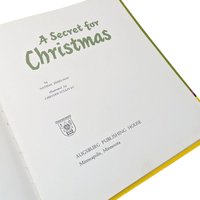 1964 A Secret for Christmas Nathan Zimelman Hardcover