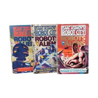 1989 Isaac Asimov Robots and Aliens Paperback Books: Set of 3