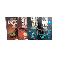 1973-1983 Star Trek Bantam Books Paperback Lot: Set of 4