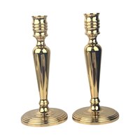 Vintage Baldwin Brass Candlestick Holders Pair