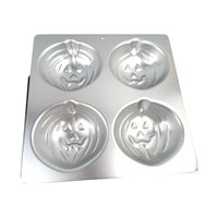 1990s Wilton Pumpkin Jack O Lantern Cake Pan Lot
