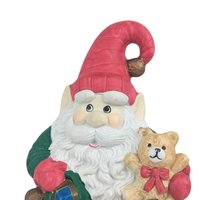 Vintage Ceramic Santa Elf Music Box