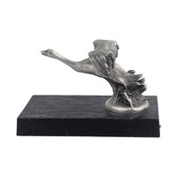 Vintage 1983 Franklin Mint Wills Sainte Claire Pewter Hood Ornament Replica