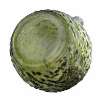 Vintage Anchor Hocking Soreno Green Glass Pitcher