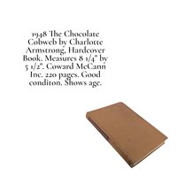 1948 Charlotte Armstrong The Chocolate Cobweb Hardcover Book