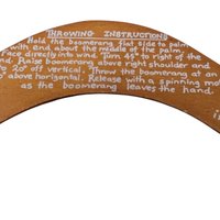 Vintage Australian Handmade Wooden Boomerang