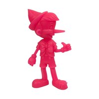 1972 Pink Pinocchio Plastic Figurine